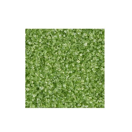 Green sugar crystals is the generic name for sweet tasting soluble carbohydrates many of which are used in the decorate of cocktails.