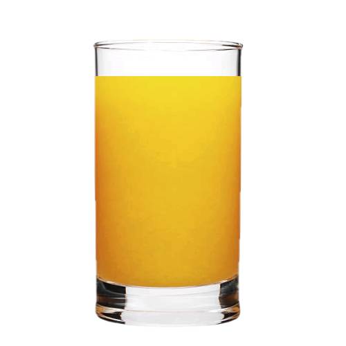 Sunrise lime juice taken from sunrise lime where the pulp is pressed into a juice and has a bright sunshine color.