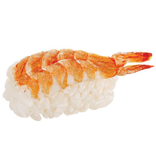 Sushi Nigiri Ebi - Ebi Nigiri Sushi is pressed sushi uruchimai rice that is topped with tasty prawn.