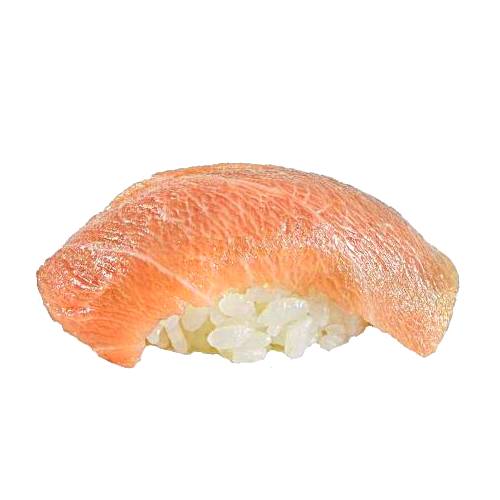 Nigiri Sushi is pressed short grain sushi rice uruchimai that is topped with items like seafood or veg etc.