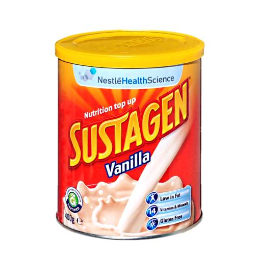 Sustagen Vanilla - Vanilla Sustagen is in powdered form with strong vanilla flavour.
