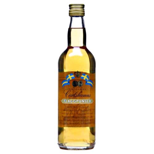 Swedish Punsch Carlshamns - Carlshamns swedish punsch and a tradition scandinavian liqueur Flaggspunsch has a sweet palate with notes of aniseed.