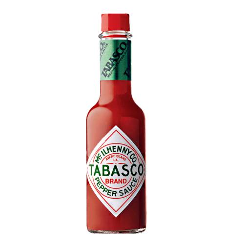 Tabasco Pepper Sauce - Tabasco sauce has between 30000 to 50000 scoville heat units and is a brand of hot sauce made exclusively from tabasco peppers and salt.