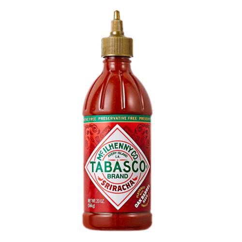 Tabasco Sriracha Pepper Sauce - Tabasco Sriracha Pepper Sauce have sweet and savory taste of red jalapeno peppers with a smooth garlic high scoville rating.