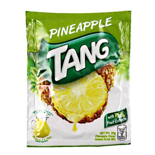 Tang Pineapple - Tang Pineapple powder is yellow and color and pineapple flavoured drink powder sweetened with sugar source of vitamin C.