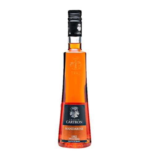 Tangerine Liqueur Cartron - Cartron Tangerine Liqueur is made with oils of Sicilian tangerines made from the rinds which are macerated in neutral spirits.