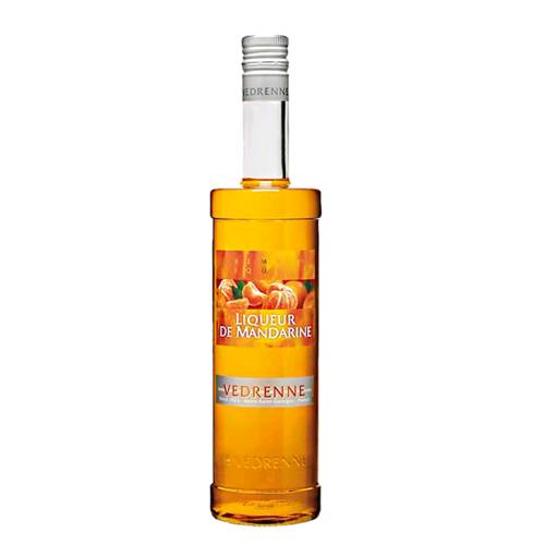 Vedrenne Tangerine Liqueur with orange color and citrus taste and orange in color.