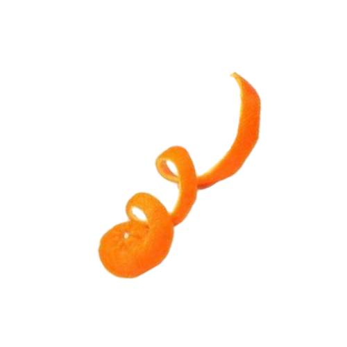 Tangerine peel is the zest or skin of a tangerine and is high in Tangerine oil and tangerine flavour and is used in tangerine peel garnish.