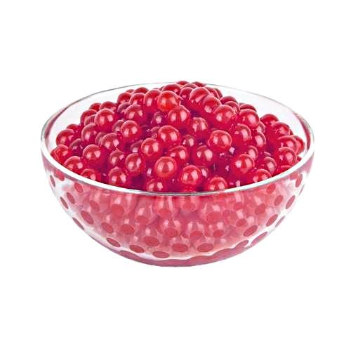 Tapioca Ball Cranberry - Tapioca balls flavoured with cranberry also called tapioca pearls or boba or bubble.