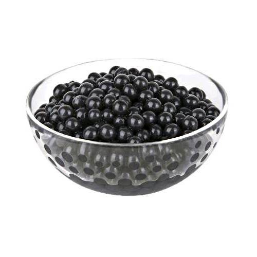 Tapioca Ball Licorice - Black coloured tapioca balls flavoured with licorice also called tapioca pearls or boba or bubble.