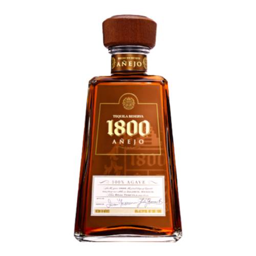 Tequila 1800 Anejo - Weber Blue Agave picked at their peak anywhere from 8 to 12 years old Anejo is aged in Oak barrels.