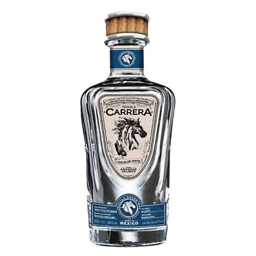 Tequila Blanco Carrera - Carrera blanco tequila is a crystal clear and has an aroma of cooked agave with light citrus and nuts and initially strong with agave on the palate followed by lime and touches of hazelnut.