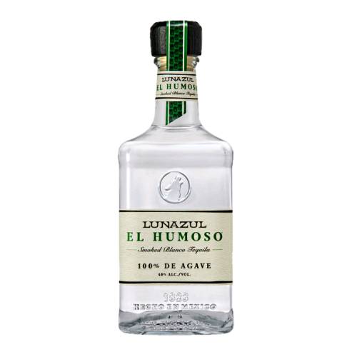 Tequila El Humoso Lunazul - Lunazul El humoso Tequila is the smoked one uses cooked mesquite wood smoked agave along side fresh Weber Blue Agave smoked to perfection.