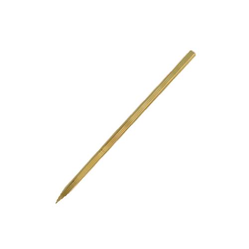 Toothpick made of gold where one side is sharp used in cocktail garnishing.