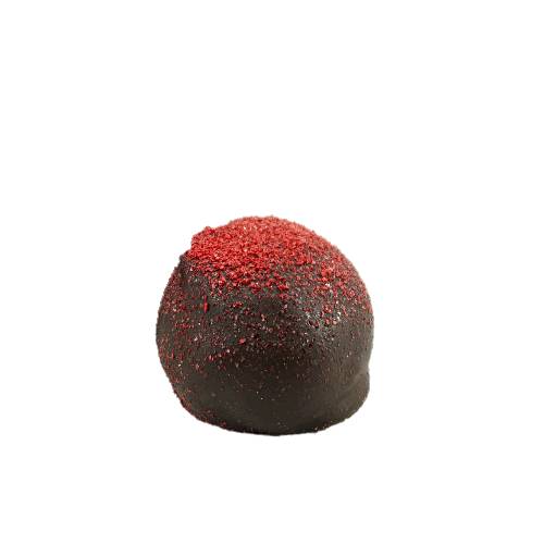 Cherry chocolate truffle.
