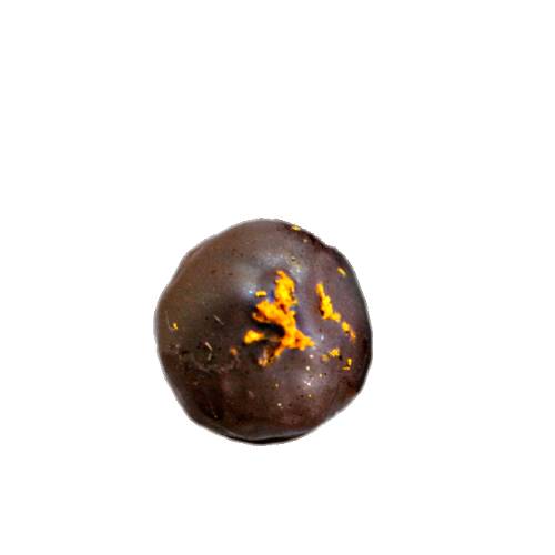 Orange chocolate truffle.