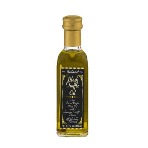 Truffle Oil Black - Black truffle oil is a modern culinary ingredient used to impart the flavor and aroma of black truffles to a dish.