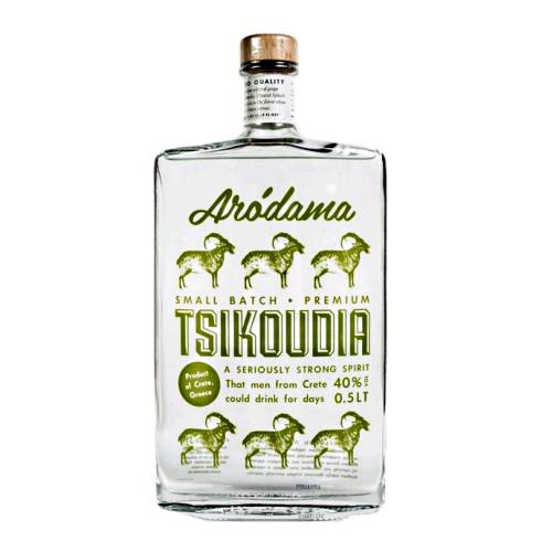 Tsikoudia Arodama - Arodama Tsikoudia is made from grape marc aged for six weeks in a barrel then distilled by hand.