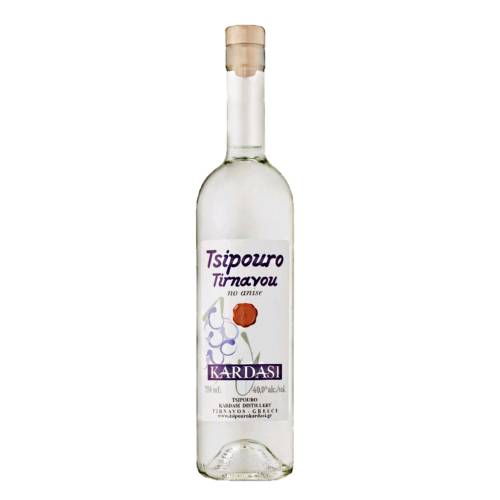 Tsipouro Kardasi - Kardasi Tsipouro is distilled from black Muscat grapes allowing the aromas of rose blossom caramel and butter to shine through.