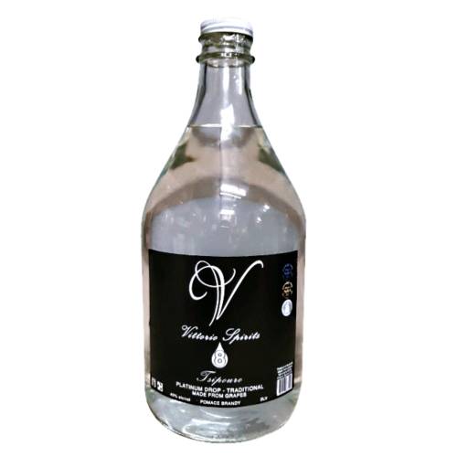 Vittorio Spirits Tsipouro from traditional recipe made from quality grapes.