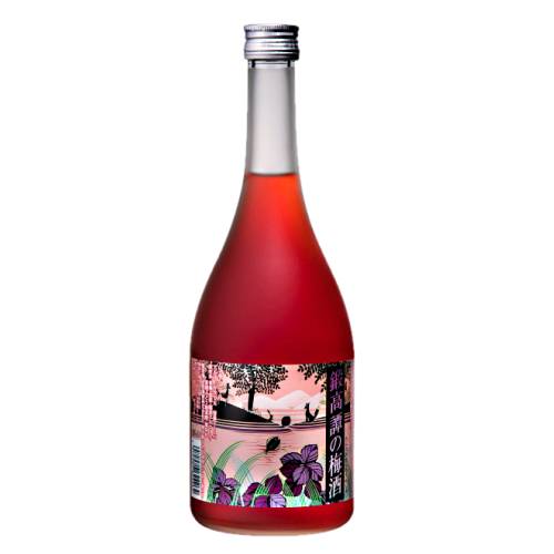 Umeshu Godo - Godo umeshu japanese ume plum liqueur based and Shiso Juice added and with no artificial flavouring no colouring beautiful ruby colour and rich shiso flavour.