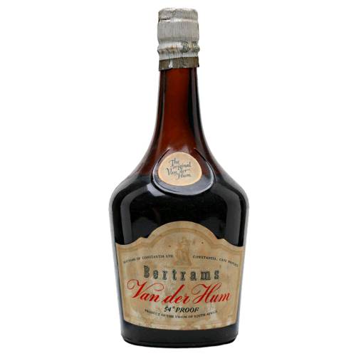 Van Der Hum - KWV tangerine liqueur made from a five year blend of old potstill brandy wine distillate the peel of Cape tangerines herbs spices and seeds.
