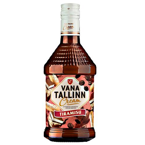 Vana Tallinn Cream Tiramisu - Tiramisu Cream Vana Tallinn is made with cane spirit and citrus flavours Vana Tallinn with the silky softness of cream and taste of tiramisu and aromatic coffee.
