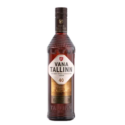 Vana Tallinn - Vana Tallinn is a dark brown and contains Jamaican rum and a variety of herbs and spices is sweet with a hint of flavoured by various natural spices including citrus oil cinnamon and vanilla.