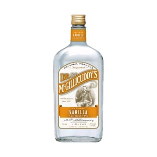 Vanilla Schnapps - Alcoholic beverage made with distilled vanilla pod spirit.