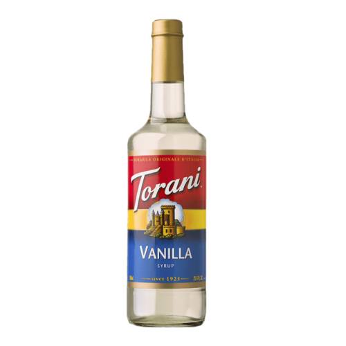 Vanilla Syrup Torani - Torani Vanilla syrup with premium vanilla flavor.