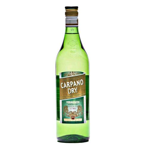 Vermouth Dry Carpano - Carpano dry vermouth with light yellow colour a fresh and complex aroma and an easily identifiable winey note in addition to citrussy and exotic fruit flavours.