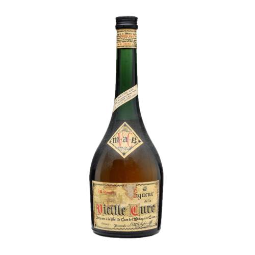 Vieille Cure - A rather elegant old bottling of Vieille Cure herb liqueur. This was produced at LAbbaye de Cenon just outside Bordeaux in we estimate the 1950s.