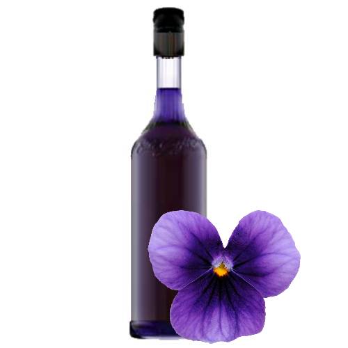 Violet Liqueur - Violet Liquor Creme de Violette is made from the infusion of violet flowers and essential oils of the violet leaves. Floral sweet and smooth with a touch of lavendar and rose notes.