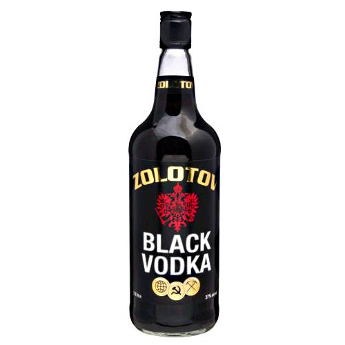 Vodka Black Zolotov - Zolotov black vodka great for making unusual coloured cocktails.