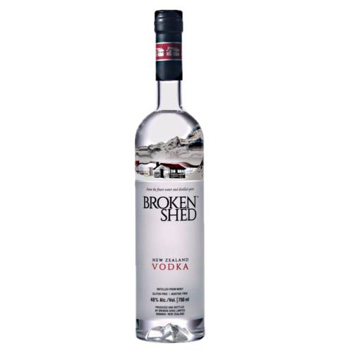 Vodka Broken Shed - Broken Shed vodka are premium quality spirit and spring water. The purest spirit is three times distilled from New Zealand whey or as we like to call it milk honey.
