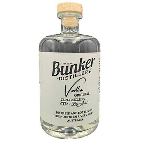 Vodka Bunker - Bunker Vodka is made from mineral water is sourced from Mount Warning after being filtered through layers of volcanic rock for hundreds of years.