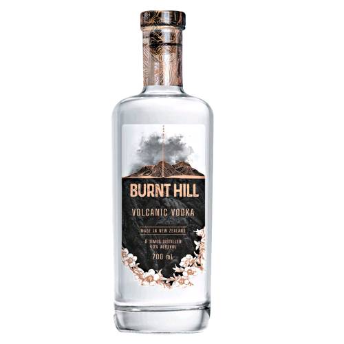 Burnt Hill Vodka is eight times distilled and is a pure cane spirit made with pure spring water.