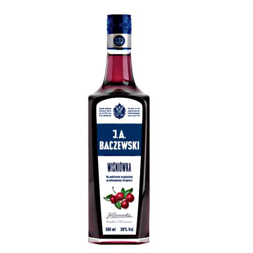 Vodka Cherry JA Baczewski - JA Baczewski Cherry Vodka is made according to a traditional 19 century recipe using sweet and sour cherries combined in the right proportions with triple distilled potato spirit crystal clear mountain water from Alpine springs. It is a real rarity.