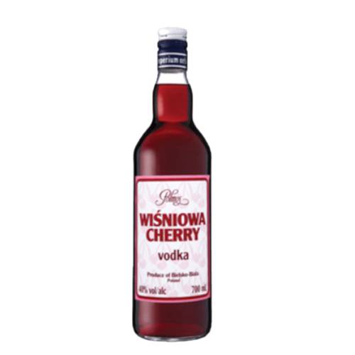 Wisniowa Cherry Vodka is cherry coloured semi dry vodka combining premium spirit and different varieties of cherries.