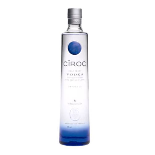 Vodka Ciroc - Ciroc vodka is distilled from fine grapes. A true innovation in craftsmanship Ciroc vodka is distilled five times finished in a tailor made copper pot.