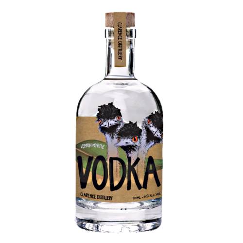 Vodka Clarence - Clarence vodka with the addition of locally and ethically sourced lemon myrtle leaves this flavoured vodka is packed with crisp citrus notes for a uniquely vodka.