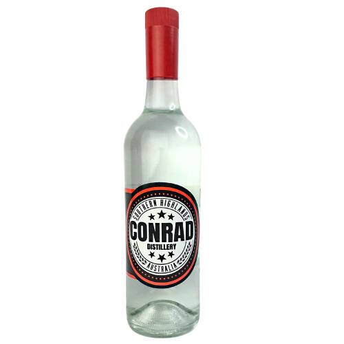 Conrad Distillery Vodka is triple pot distilled triple rested and tripled filtered with a hint of sweetness linked to the grapes.