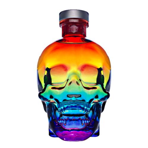 Crystal Head pride vodka is creative spirit to life with this limited edition pride bottle in celebration of diversity and equality.