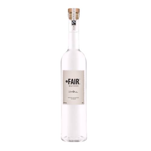 Fair Quinoa Vodka new generation of vodka stemmed from unique know how produced and bottled in the region using Bolivian Quinoa seeds cultivated according to the methods of organic farming.