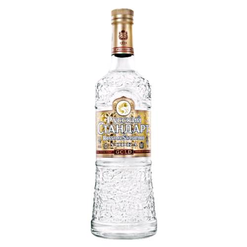 Russian Standard Vodka Gold with the addition of hand selected extracts of Siberian Golden Root Ginseng Russian Standard Gold is a uniquely rich and exceptionally smooth vodka.
