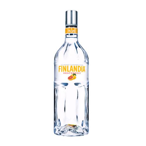 Grapefruit Finlandia vodka delivers the light and fresh grapefruit notes with a nose tingling coolness.