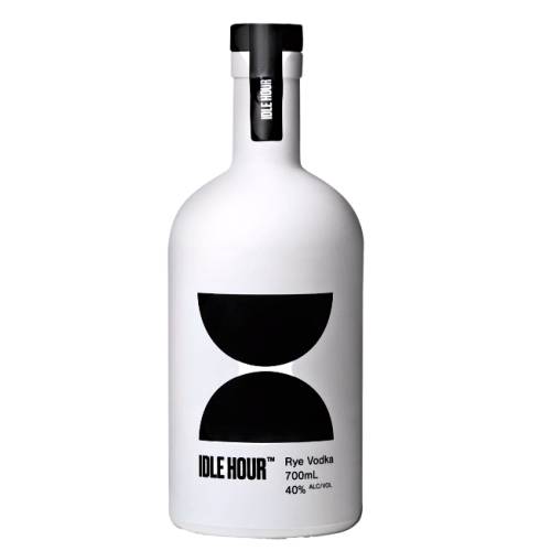 Idle Hour rye vodka is a handmade from local ingredients and made from a local rye and charcoal filtered Idle Hour has a depth of flavour with the ideal balance of sweet and spice.