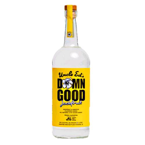 Uncle Ed Jackfruit Vodka is naturally flavored vodka that embodies one of the many delights we grow on my island farm and I share with you an essence of Jackfruit and Hibiscus a simple yet inviting palette.