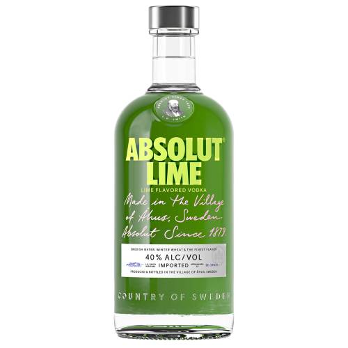 Absolut Lime flavoured vodka.