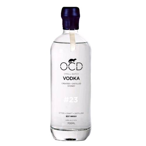 Vodka Otter Craft - Otter Craft vodkais distilled four times and infused with a base of anthias teas ruby heart berry tea with additional ground Juniper to create a smooth juniper forward botanical vodka.